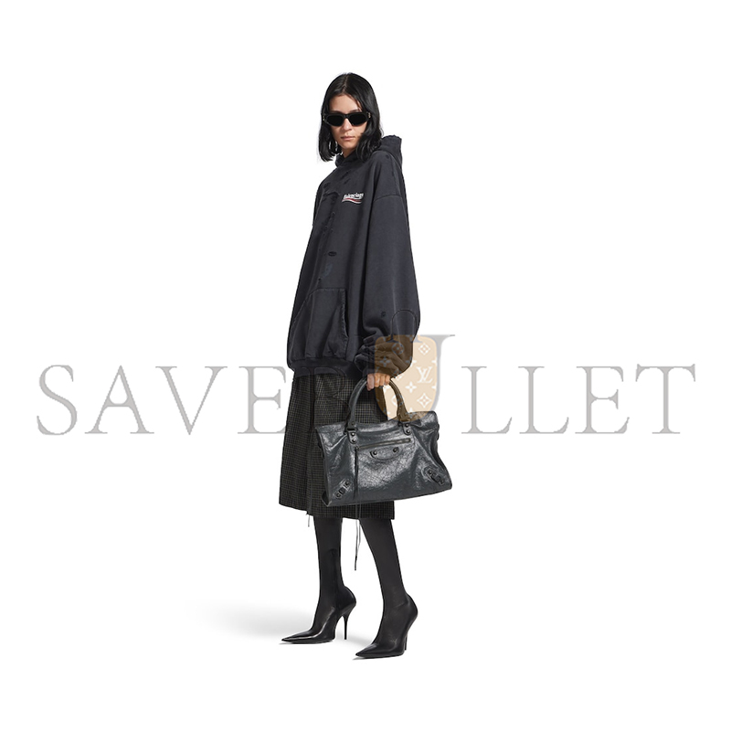 Ba1en*iaga le city medium bag in volcanic rock (38*24*13cm)